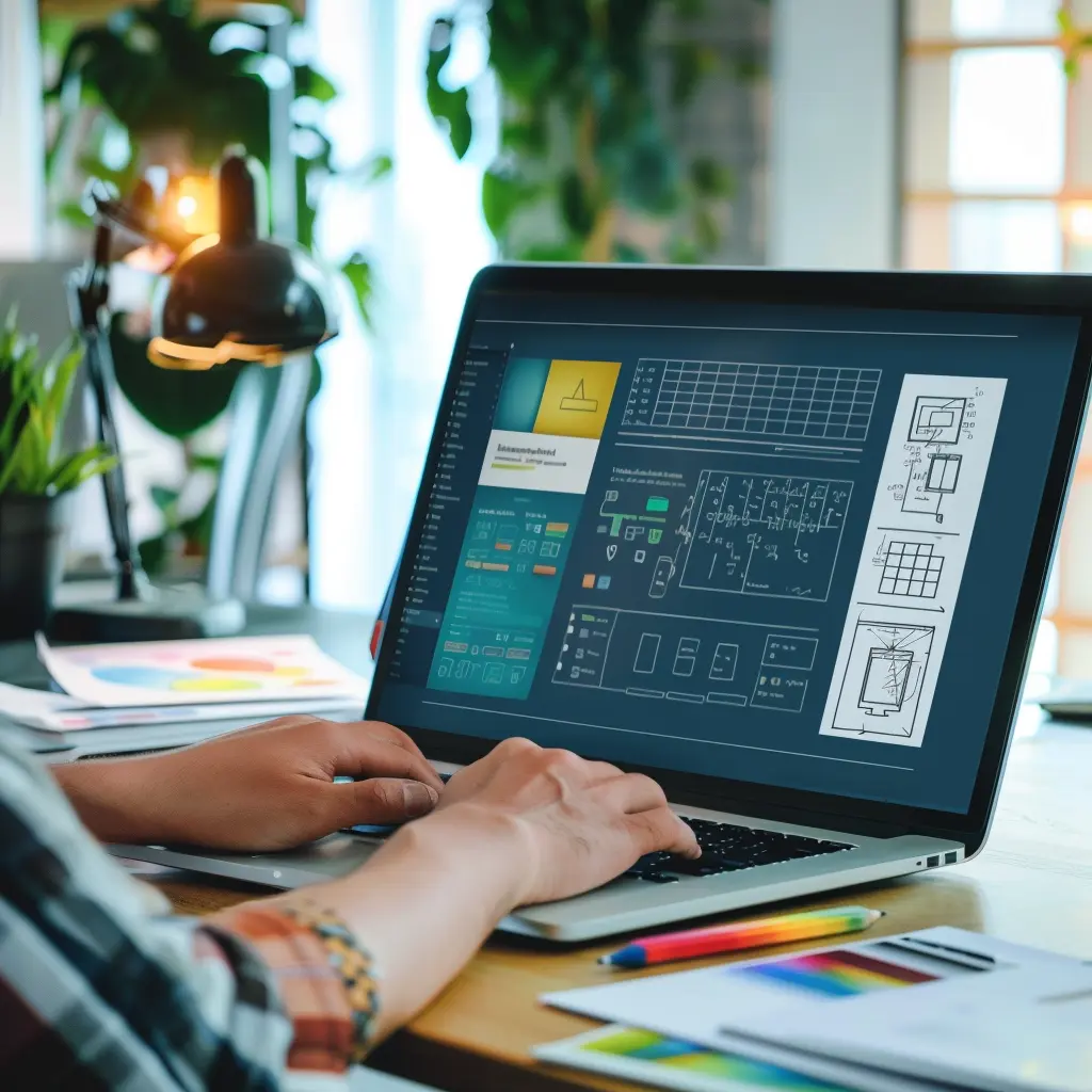 Altrxaltr a computer screen displaying a modern ui ux design