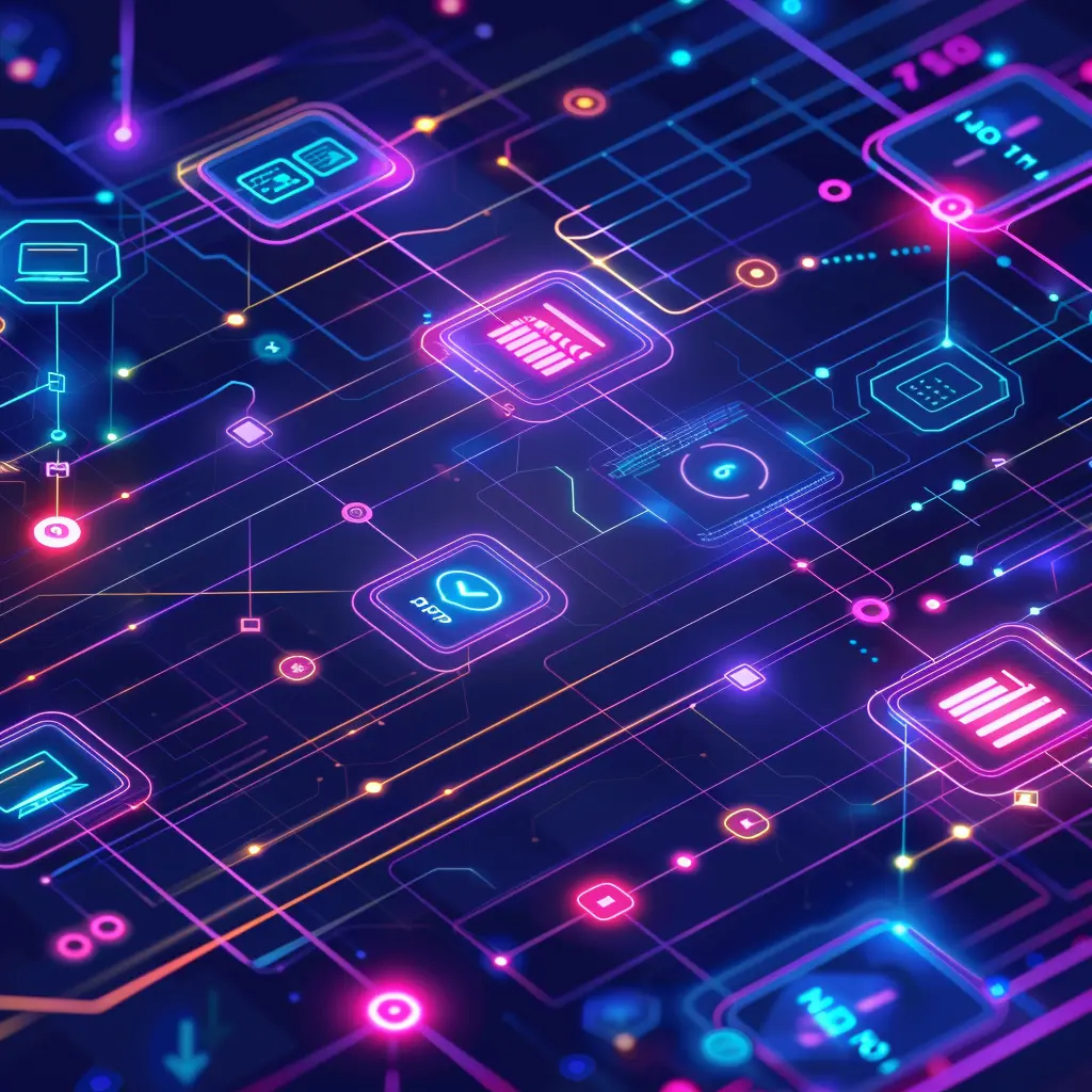 Altrxaltr a futuristic digital illustration of web developmen