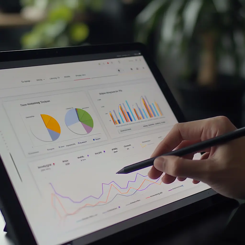 Altrxaltr close up shot of a person analyzing website traffic seo management